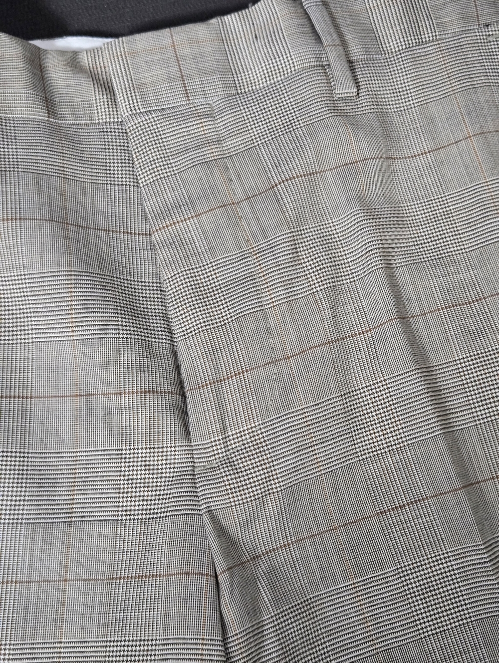 Bonobos Jetsetter Tan Glen Plaid Suit Italian Wool Blend Jacket 40S Pants 32x28 - Picture 11 of 16